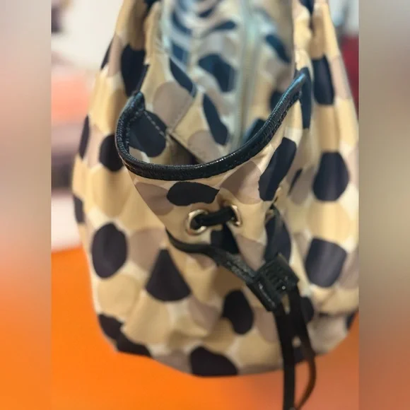 Kate Spade Black and Cream Polka Dot Shoulder Bag - Picture 5 of 12